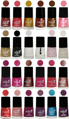 

Fabia Nail Polish (M53) Jerry Wine-Jerry Pink-Jerry Golden-Light Jerry Coffee-Dark Golden-Jerry Peach-Light Golden-Black-White-Top Coat-Lychee-Light Cream-Shock Pink-Pink-Light Coffee-Magenta-Shock Pink Light-Light Nude-Red Orange-Shrimp Pastell-Cherry Bl