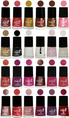 

Fabia Nail Polish (M22) Jerry Wine-Jerry Pink-Jerry Golden-Light Jerry Coffee-Dark Golden-Jerry Peach-Light Golden-Black-White-Top Coat-Lychee-Light Cream-Dark Peach-Shock Pink-Pink-Light Coffee-Magenta-Shock Pink Light-Light Nude-Red Orange-Shrimp Pastel