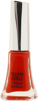 

Glam Girlz Natural Stylist Dark Orange Gel Nail Paint, 9 ml Carrot