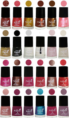 

Fabia Nail Polish (M70) MULTICOLOR(Pack of 24)
