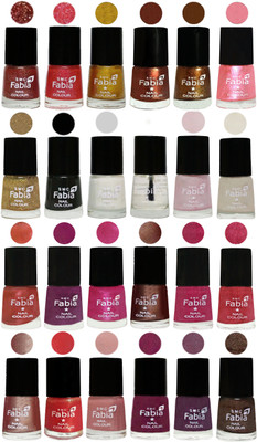 

Fabia Nail Polish (M19) Jerry Wine-Jerry Pink-Jerry Golden-Light Jerry Coffee-Dark Golden-Jerry Peach-Light Golden-Black-White-Top Coat-Lychee-Light Cream-Dark Peach-Shock Pink-Pink-Light Coffee-Magenta-Shock Pink Light-Light Nude-Red Orange-Shrimp Pastel