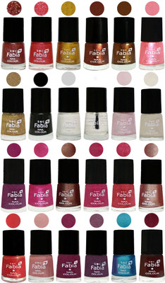 

Fabia Nail Polish (M54) Jerry Wine-Jerry Pink-Jerry Golden-Light Jerry Coffee-Dark Golden-Jerry Peach-Light Golden-Black-White-Top Coat-Lychee-Light Cream-Shock Pink-Pink-Light Coffee-Magenta-Shock Pink Light-Light Nude-Red Orange-Shrimp Pastell-Cherry Bl