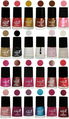 

Fabia Nail Polish (M69) MULTICOLOR(Pack of 24)