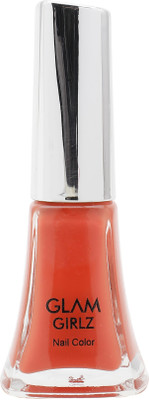 

Glam Girlz Natural Stylist Peach Gel Nail Paint, 9 ml Crepe