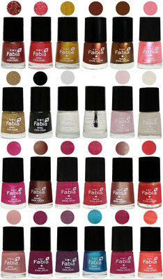 

Fabia Nail Polish (M64) multicolors(Pack of 24)