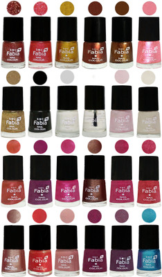 

Fabia Nail Polish (M01) Jerry Wine-Jerry Pink-Jerry Golden-Light Jerry Coffee-Dark Golden-Jerry Peach-Light Golden-Black-White-Top Coat-Lychee-Light Cream-Dark Peach-Shock Pink-Pink-Light Coffee-Magenta-Shock Pink Light-Light Nude-Red Orange-Shrimp Pastel