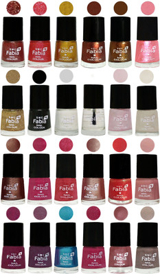 

Fabia Nail Polish (M88) multicolors(Pack of 24)