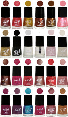

Fabia Nail Polish (M93) multicolors(Pack of 24)