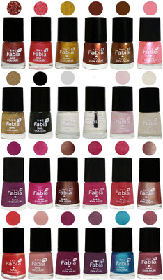 

Fabia Nail Polish (M34) multicolors(Pack of 24)