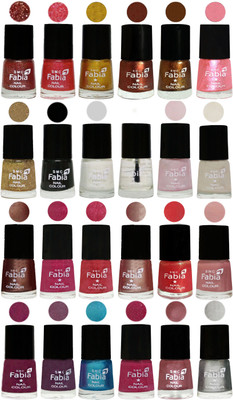

Fabia Nail Polish (M113) Jerry Wine-Jerry Pink-Jerry Golden-Light Jerry Coffee-Dark Golden-Jerry Peach-Light Golden-Black-White-Top Coat-Lychee-Light Cream-Light Coffee-Magenta-Shock Pink Light-Light Nude-Red Orange-Shrimp Pastell-Cherry Blossom-Light Jam