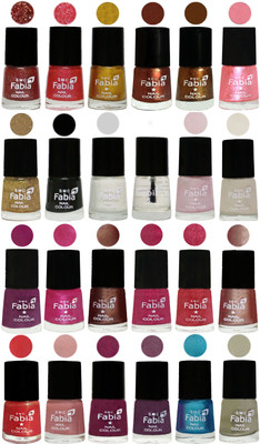 

Fabia Nail Polish (M45) Jerry Wine-Jerry Pink-Jerry Golden-Light Jerry Coffee-Dark Golden-Jerry Peach-Light Golden-Black-White-Top Coat-Lychee-Light Cream-Shock Pink-Pink-Light Coffee-Magenta-Shock Pink Light-Light Nude-Red Orange-Shrimp Pastell-Cherry Bl