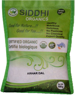 

SIDDHI ORGANICS Unpolished Yellow Arhar Dal(500 g)