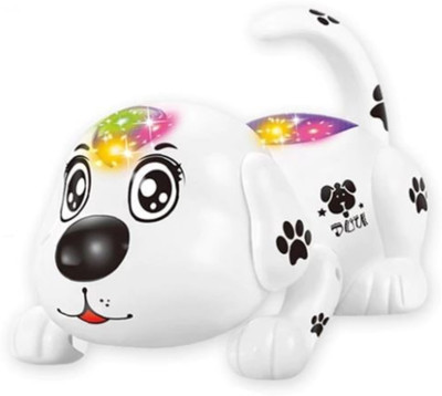 

TOYGALAXY Interactive Smart DOG Remote Control Puppy Dog Crawling Rollover/Singing Dog RC Toys WITH EDUCATIONAL LEARNING CARDS(Multicolor)