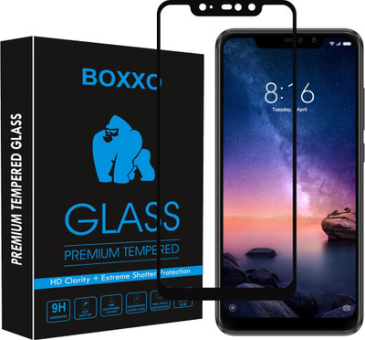 Boxxo Tempered Glass Guard for Mi Redmi Note 6 Pro(Pack of 1)