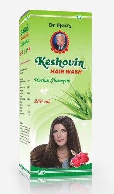 

Dr.Rao's Keshovin Ayurvedic Hair Wash Shampoo - 200ml - Enriched with Bhrngaraj, Nili, Japakusuma, Dhattura & Aloe Vera - 100% Herbal(200 ml)