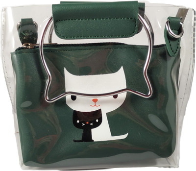 

SB Women Casual Green Silicon Sling Bag