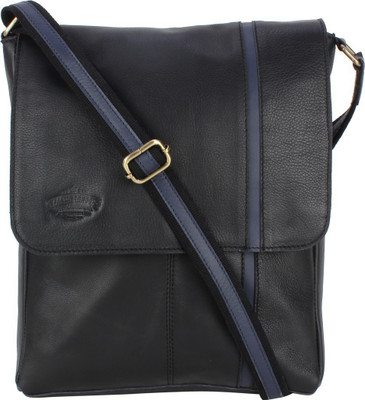 

Cosmo London Men & Women Formal, Casual Black Genuine Leather Sling Bag
