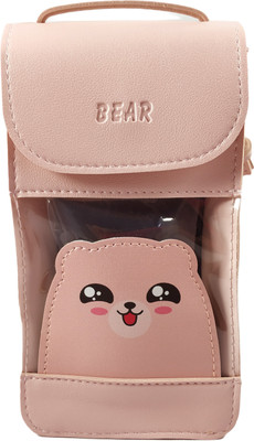 

SB Girls Casual Pink PU, Silicon Sling Bag