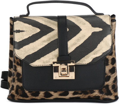 

Accessorize Women Casual Black, Yellow PU Sling Bag