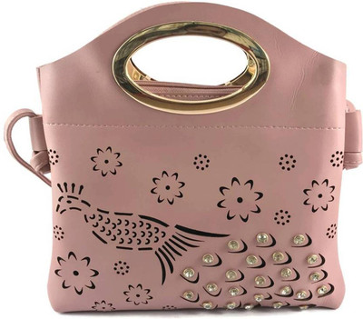 

Sweet Heart Women Evening/Party, Casual Pink PU Sling Bag