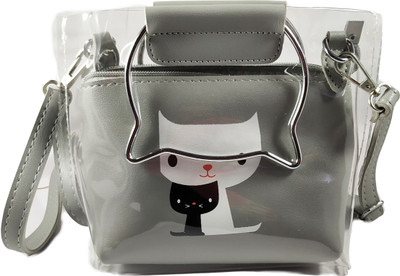 

SB Women Casual Grey Silicon Sling Bag
