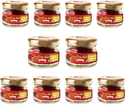 

Mr.Kool Pure & Organic Saffron Wholesale Pack of 10 ( ISO Certified "A" Grade Saffron )(10 g)