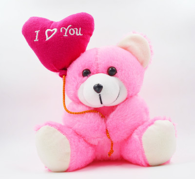 

ME&YOU Romantic Teddy Valentine Gift for Husband, wife, Girlfrined, Boyfriend, Lover I Love You Balloon Teddy IZ18TILY-009 - 10 inch(Multicolor)