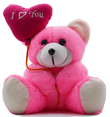

ME&YOU Romantic Teddy Valentine Gift for Husband, wife, Girlfrined, Boyfriend, Lover I Love You Balloon Teddy IZ18TILY-006 - 10 inch(Multicolor)