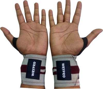 

wrypro Weight Lifting Wrist Support (, Red, gray, Red;grey
