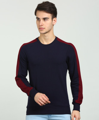 HIGHLANDER Full Sleeve Solid Men Sweatshirt