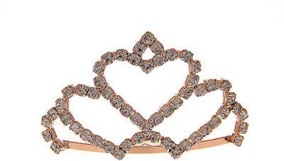 

Anuradha Art Jewellery Crown(Gold, White, Pack of 1)