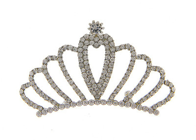 

Anuradha Art Jewellery Crown(Silver, White, Pack of 1)