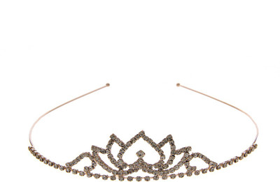 

Anuradha Art Jewellery Crown(Gold, White, Pack of 1)