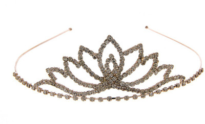 

Anuradha Art Jewellery Crown(Silver, White, Pack of 1)
