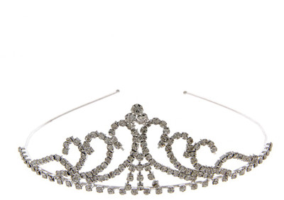 

Anuradha Art Jewellery Crown(Silver, White, Pack of 1)
