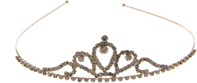 

Anuradha Art Jewellery Crown(Gold, White, Pack of 1)