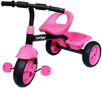 

Lovely Baby Products Baby Tricycle for Kids with Front and Back Basket Tricycle/Pink/Basket/525 Tricycle(Blue)
