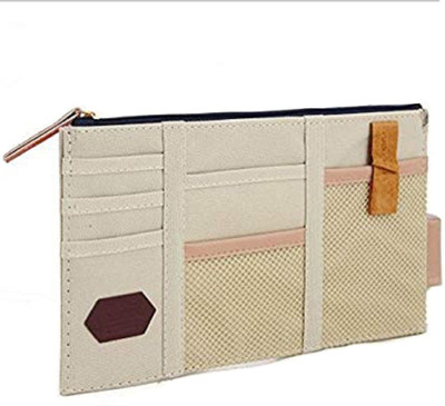 

Cubern Car Sun Visor Storage Point Pocket Documents Organizer, Mobile Holder, Tablet Holder, Credit Card & Visiting Card Holder Bag - 1 Pc (Beige)(Beige)