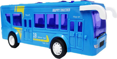 

TALKING GANESHA Battery Operated Blue Luxury Model Bus Toy with Light & Sound Effect (Multicolor)(Blue)