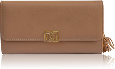 

Minaar Women Khaki Artificial Leather Wrist Wallet(5 Card Slots)
