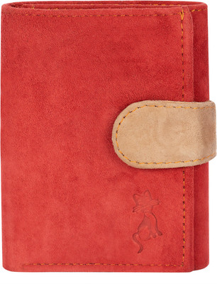 

de meow Men Casual Red Genuine Leather Wallet(7 Card Slots), Black