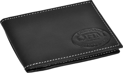 

OHM New York Men Black Genuine Leather Card Holder(8 Card Slots)