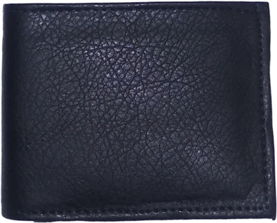 

cucu Men Formal Black Artificial Leather Wallet(6 Card Slots)