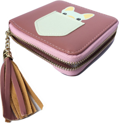 

Regiis Women Pink Artificial Leather Wallet(4 Card Slots)