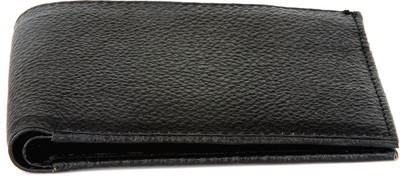 

Umda Men Black Genuine Leather Wallet(8 Card Slots)