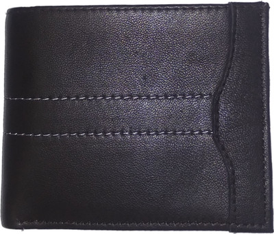 

cucu Men Brown Genuine Leather Wallet(10 Card Slots), Black