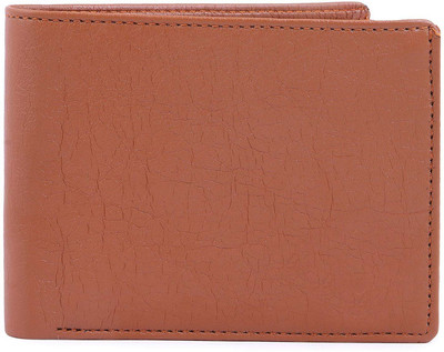 Macberry Men Tan Artificial Leather Wallet(8 Card Slots)
