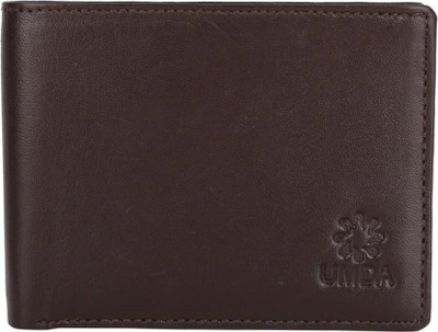 

Umda Men Brown Genuine Leather Wallet(6 Card Slots)