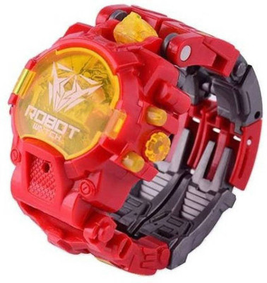 

SHRIBOSSJI Avenger Infinity War Iron man robot converting Wrist watch (Multicolor)(Multicolor)