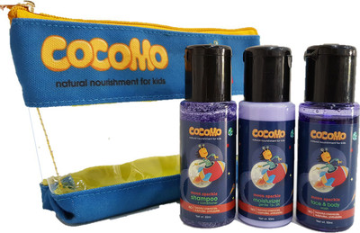 

Cocomo Natural Moon Sparkle Gift Combo travel pack for kids(Purple)